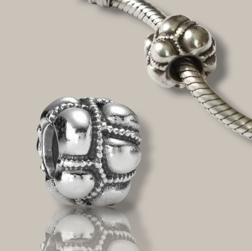 PANDORA Sterling Silver Journey Designer Bead Charm Retired 790401